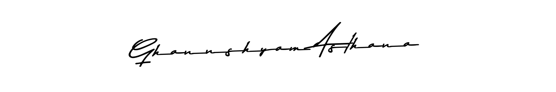 Best and Professional Signature Style for Ghannshyam Asthana. Asem Kandis PERSONAL USE Best Signature Style Collection. Ghannshyam Asthana signature style 9 images and pictures png