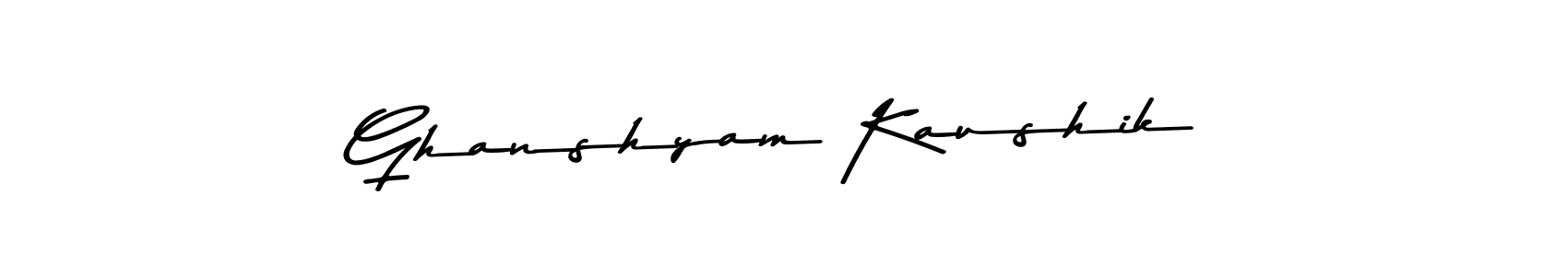 Similarly Asem Kandis PERSONAL USE is the best handwritten signature design. Signature creator online .You can use it as an online autograph creator for name Ghanshyam Kaushik. Ghanshyam Kaushik signature style 9 images and pictures png