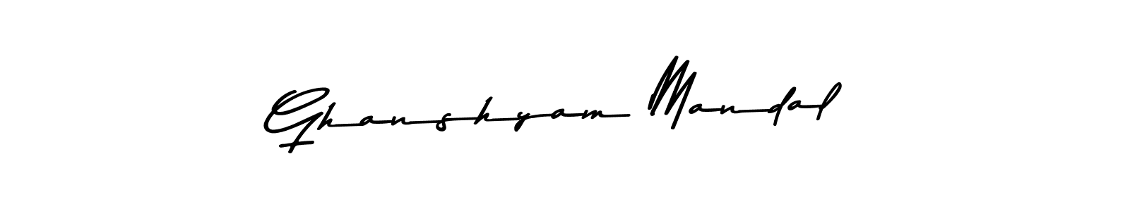 How to Draw Ghanshyam Mandal signature style? Asem Kandis PERSONAL USE is a latest design signature styles for name Ghanshyam Mandal. Ghanshyam Mandal signature style 9 images and pictures png