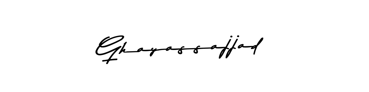 You can use this online signature creator to create a handwritten signature for the name Ghayassajjad. This is the best online autograph maker. Ghayassajjad signature style 9 images and pictures png