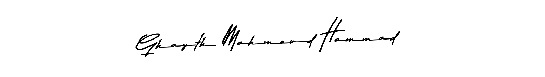 Use a signature maker to create a handwritten signature online. With this signature software, you can design (Asem Kandis PERSONAL USE) your own signature for name Ghayth Mahmoud Hammad. Ghayth Mahmoud Hammad signature style 9 images and pictures png