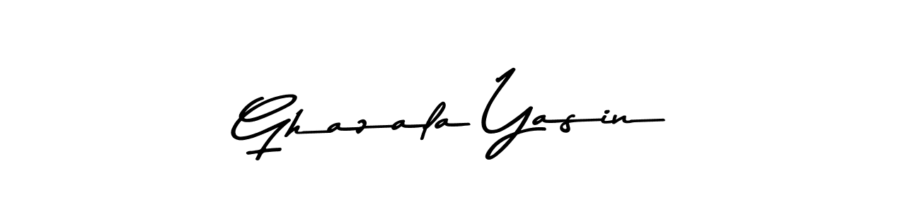 The best way (Asem Kandis PERSONAL USE) to make a short signature is to pick only two or three words in your name. The name Ghazala Yasin include a total of six letters. For converting this name. Ghazala Yasin signature style 9 images and pictures png