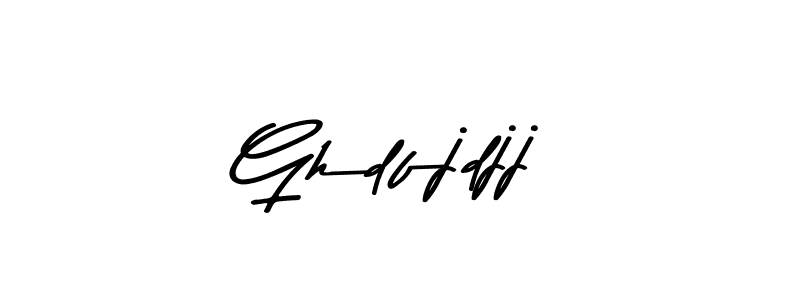 Create a beautiful signature design for name Ghdfjdjj. With this signature (Asem Kandis PERSONAL USE) fonts, you can make a handwritten signature for free. Ghdfjdjj signature style 9 images and pictures png