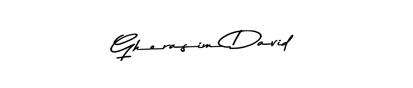 The best way (Asem Kandis PERSONAL USE) to make a short signature is to pick only two or three words in your name. The name Gherasim David include a total of six letters. For converting this name. Gherasim David signature style 9 images and pictures png