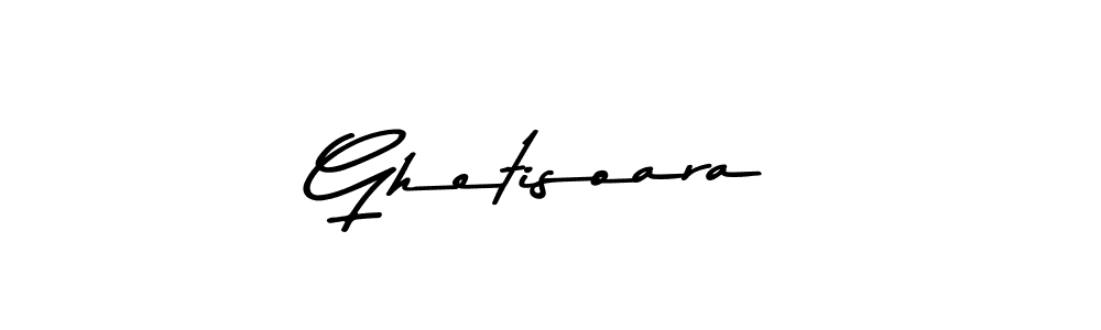 Make a beautiful signature design for name Ghetisoara. With this signature (Asem Kandis PERSONAL USE) style, you can create a handwritten signature for free. Ghetisoara signature style 9 images and pictures png