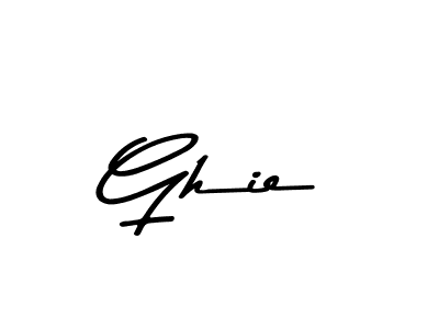 Ghie stylish signature style. Best Handwritten Sign (Asem Kandis PERSONAL USE) for my name. Handwritten Signature Collection Ideas for my name Ghie. Ghie signature style 9 images and pictures png