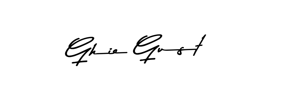 You should practise on your own different ways (Asem Kandis PERSONAL USE) to write your name (Ghie Gust) in signature. don't let someone else do it for you. Ghie Gust signature style 9 images and pictures png