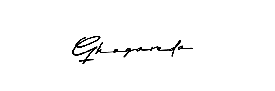 Ghogareda stylish signature style. Best Handwritten Sign (Asem Kandis PERSONAL USE) for my name. Handwritten Signature Collection Ideas for my name Ghogareda. Ghogareda signature style 9 images and pictures png