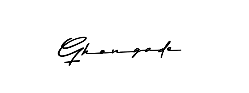 Use a signature maker to create a handwritten signature online. With this signature software, you can design (Asem Kandis PERSONAL USE) your own signature for name Ghongade. Ghongade signature style 9 images and pictures png