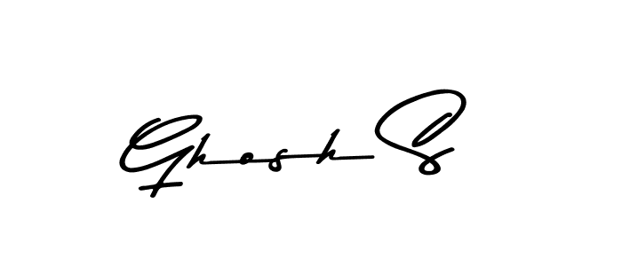 Use a signature maker to create a handwritten signature online. With this signature software, you can design (Asem Kandis PERSONAL USE) your own signature for name Ghosh S. Ghosh S signature style 9 images and pictures png
