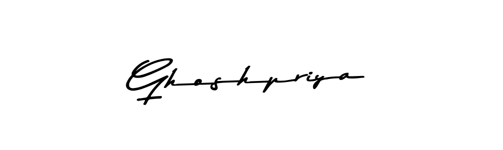 Make a beautiful signature design for name Ghoshpriya. Use this online signature maker to create a handwritten signature for free. Ghoshpriya signature style 9 images and pictures png
