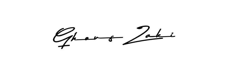 How to make Ghous Zaki signature? Asem Kandis PERSONAL USE is a professional autograph style. Create handwritten signature for Ghous Zaki name. Ghous Zaki signature style 9 images and pictures png