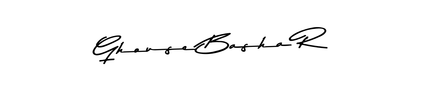 Ghouse Basha R stylish signature style. Best Handwritten Sign (Asem Kandis PERSONAL USE) for my name. Handwritten Signature Collection Ideas for my name Ghouse Basha R. Ghouse Basha R signature style 9 images and pictures png