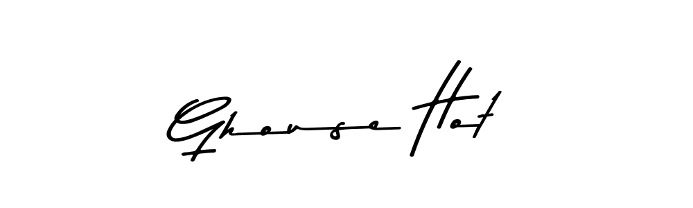 How to make Ghouse Hot name signature. Use Asem Kandis PERSONAL USE style for creating short signs online. This is the latest handwritten sign. Ghouse Hot signature style 9 images and pictures png