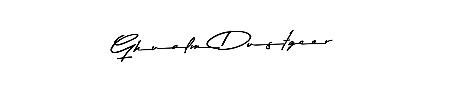 Make a short Ghualm Dustgeer signature style. Manage your documents anywhere anytime using Asem Kandis PERSONAL USE. Create and add eSignatures, submit forms, share and send files easily. Ghualm Dustgeer signature style 9 images and pictures png