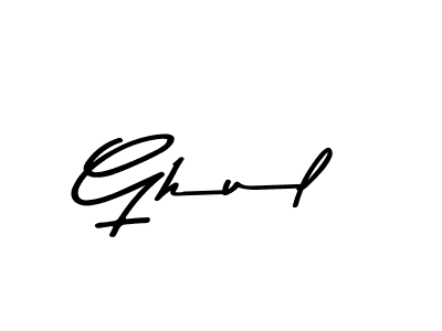 Use a signature maker to create a handwritten signature online. With this signature software, you can design (Asem Kandis PERSONAL USE) your own signature for name Ghul. Ghul signature style 9 images and pictures png