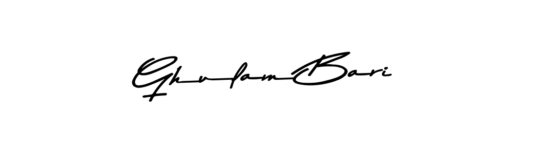 Make a short Ghulam Bari signature style. Manage your documents anywhere anytime using Asem Kandis PERSONAL USE. Create and add eSignatures, submit forms, share and send files easily. Ghulam Bari signature style 9 images and pictures png