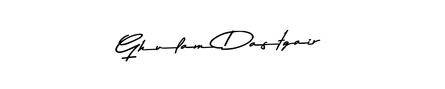 Use a signature maker to create a handwritten signature online. With this signature software, you can design (Asem Kandis PERSONAL USE) your own signature for name Ghulam Dastgair. Ghulam Dastgair signature style 9 images and pictures png