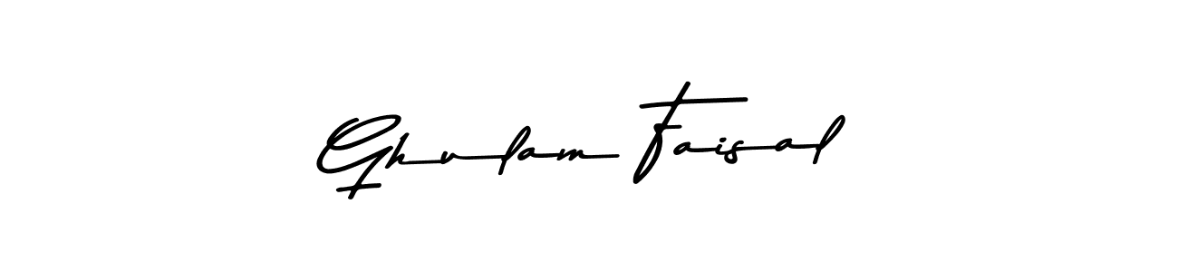 How to make Ghulam Faisal signature? Asem Kandis PERSONAL USE is a professional autograph style. Create handwritten signature for Ghulam Faisal name. Ghulam Faisal signature style 9 images and pictures png