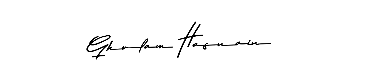 Make a beautiful signature design for name Ghulam Hasnain. Use this online signature maker to create a handwritten signature for free. Ghulam Hasnain signature style 9 images and pictures png