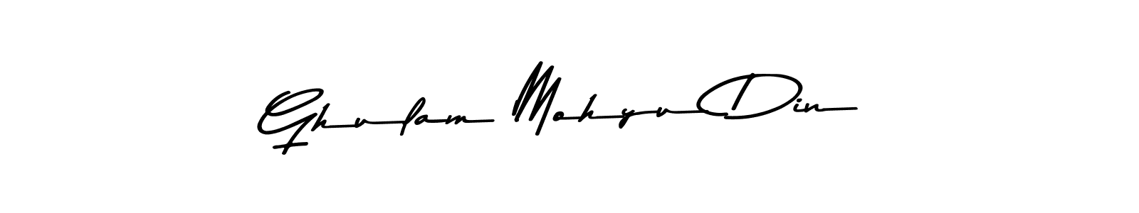 Also we have Ghulam Mohyu Din name is the best signature style. Create professional handwritten signature collection using Asem Kandis PERSONAL USE autograph style. Ghulam Mohyu Din signature style 9 images and pictures png