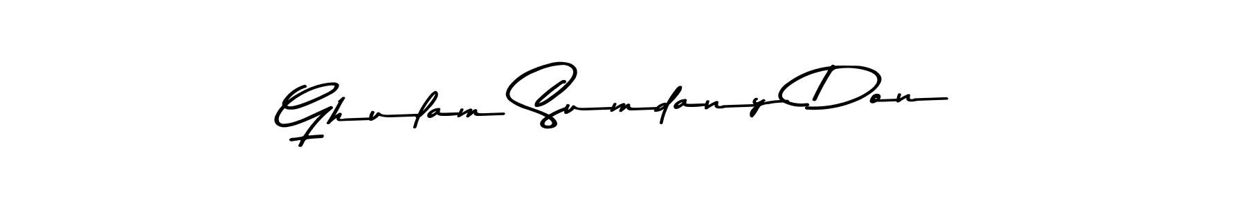 It looks lik you need a new signature style for name Ghulam Sumdany Don. Design unique handwritten (Asem Kandis PERSONAL USE) signature with our free signature maker in just a few clicks. Ghulam Sumdany Don signature style 9 images and pictures png