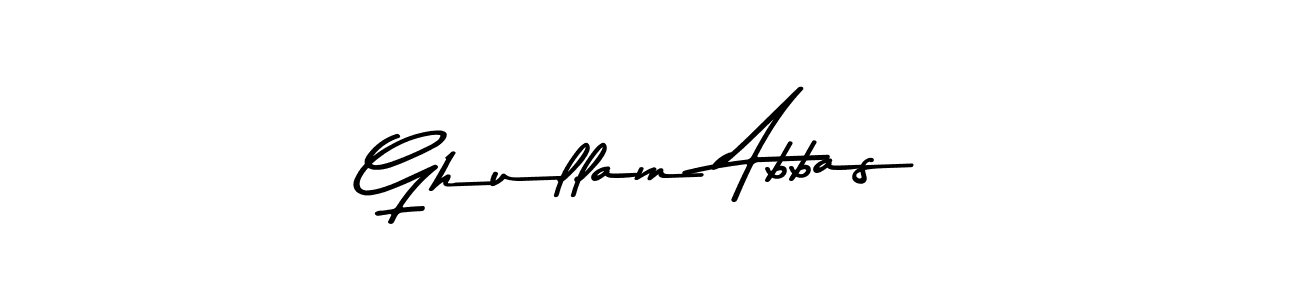 You should practise on your own different ways (Asem Kandis PERSONAL USE) to write your name (Ghullam Abbas) in signature. don't let someone else do it for you. Ghullam Abbas signature style 9 images and pictures png