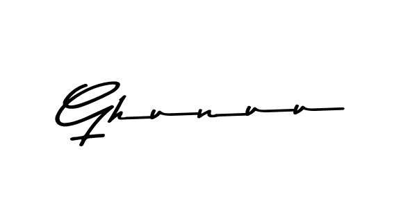 Also we have Ghunuu name is the best signature style. Create professional handwritten signature collection using Asem Kandis PERSONAL USE autograph style. Ghunuu signature style 9 images and pictures png