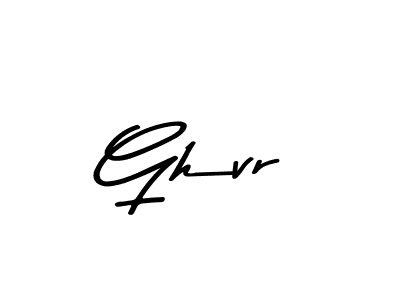 Make a beautiful signature design for name Ghvr. With this signature (Asem Kandis PERSONAL USE) style, you can create a handwritten signature for free. Ghvr signature style 9 images and pictures png
