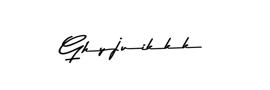 The best way (Asem Kandis PERSONAL USE) to make a short signature is to pick only two or three words in your name. The name Ghyjuikkk include a total of six letters. For converting this name. Ghyjuikkk signature style 9 images and pictures png