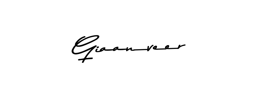 Giaanveer stylish signature style. Best Handwritten Sign (Asem Kandis PERSONAL USE) for my name. Handwritten Signature Collection Ideas for my name Giaanveer. Giaanveer signature style 9 images and pictures png