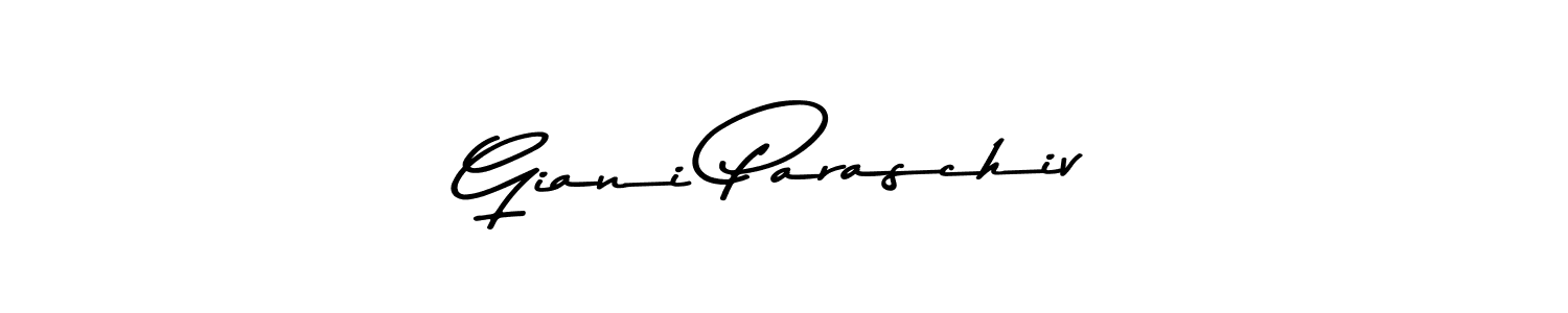 How to make Giani Paraschiv signature? Asem Kandis PERSONAL USE is a professional autograph style. Create handwritten signature for Giani Paraschiv name. Giani Paraschiv signature style 9 images and pictures png