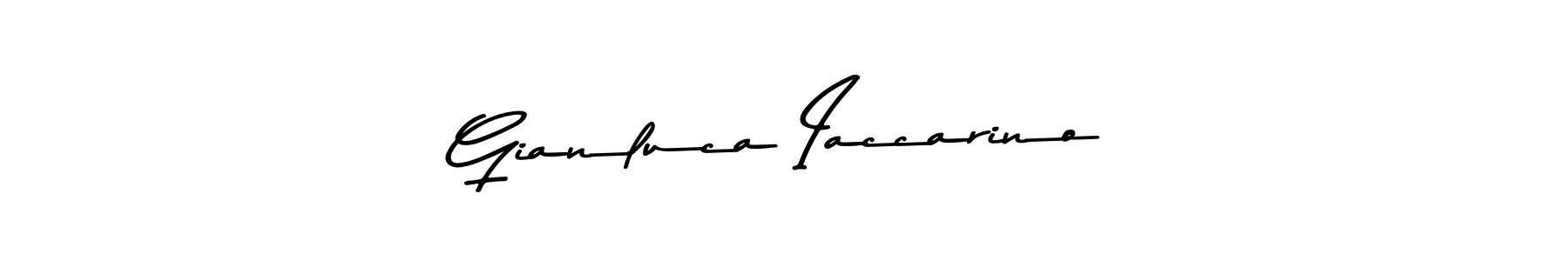 Make a beautiful signature design for name Gianluca Iaccarino. With this signature (Asem Kandis PERSONAL USE) style, you can create a handwritten signature for free. Gianluca Iaccarino signature style 9 images and pictures png