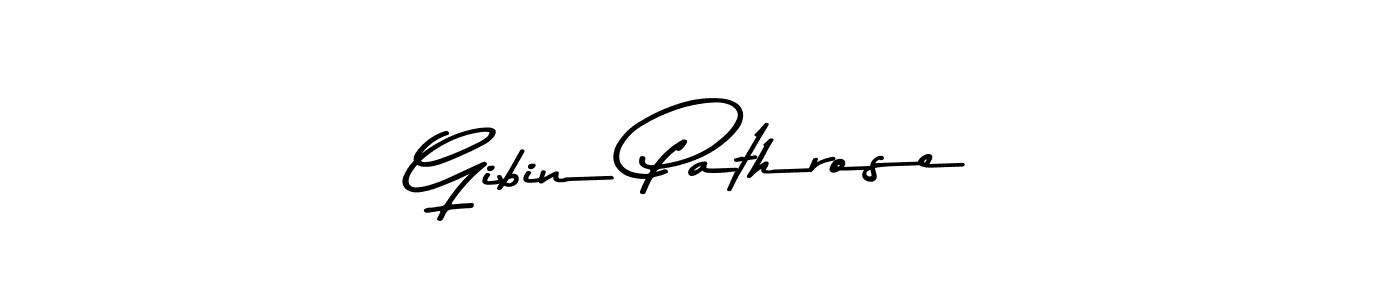 Here are the top 10 professional signature styles for the name Gibin Pathrose. These are the best autograph styles you can use for your name. Gibin Pathrose signature style 9 images and pictures png