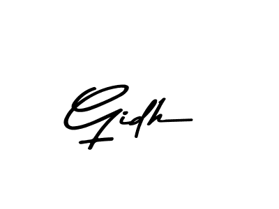 Also we have Gidh name is the best signature style. Create professional handwritten signature collection using Asem Kandis PERSONAL USE autograph style. Gidh signature style 9 images and pictures png