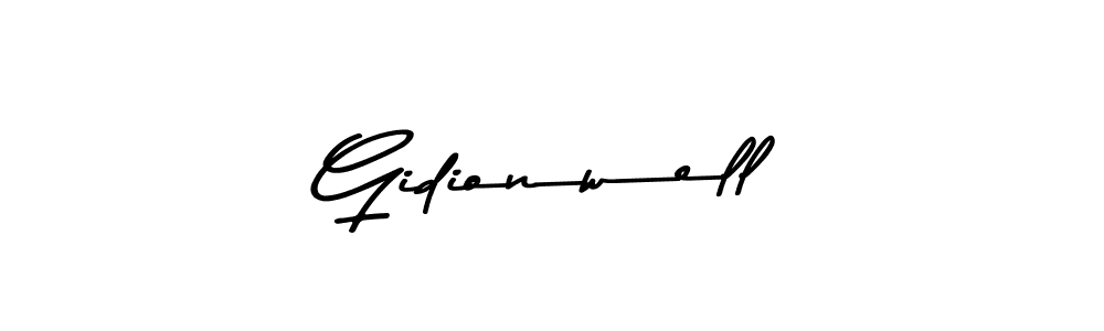 Also You can easily find your signature by using the search form. We will create Gidionwell name handwritten signature images for you free of cost using Asem Kandis PERSONAL USE sign style. Gidionwell signature style 9 images and pictures png
