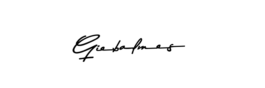 This is the best signature style for the Giebalmes name. Also you like these signature font (Asem Kandis PERSONAL USE). Mix name signature. Giebalmes signature style 9 images and pictures png