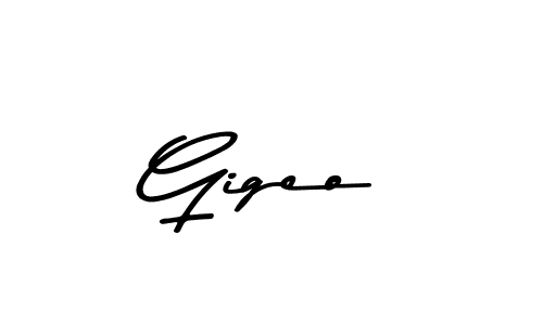 You should practise on your own different ways (Asem Kandis PERSONAL USE) to write your name (Gigeo) in signature. don't let someone else do it for you. Gigeo signature style 9 images and pictures png