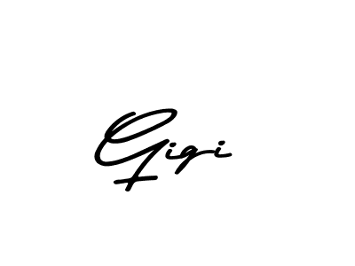 Make a beautiful signature design for name Gigi. With this signature (Asem Kandis PERSONAL USE) style, you can create a handwritten signature for free. Gigi signature style 9 images and pictures png