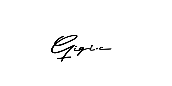 How to make Gigi.c signature? Asem Kandis PERSONAL USE is a professional autograph style. Create handwritten signature for Gigi.c name. Gigi.c signature style 9 images and pictures png