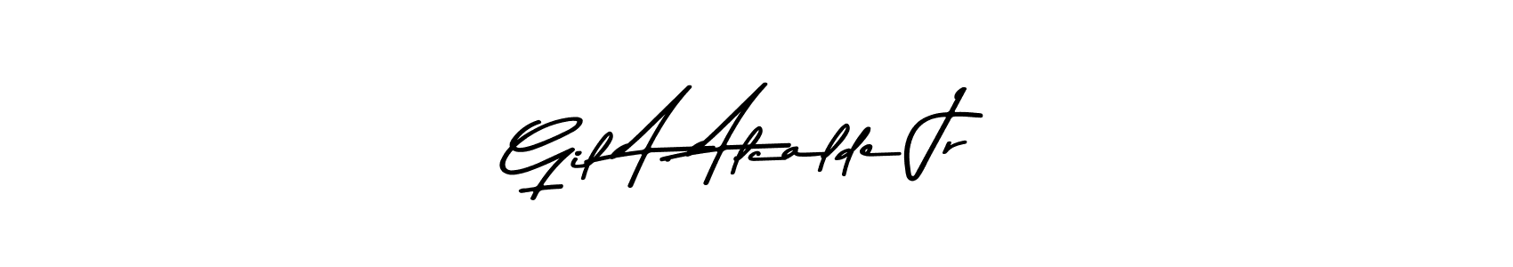 You should practise on your own different ways (Asem Kandis PERSONAL USE) to write your name (Gil A. Alcalde Jr) in signature. don't let someone else do it for you. Gil A. Alcalde Jr signature style 9 images and pictures png