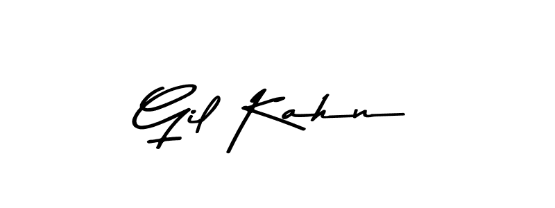 Asem Kandis PERSONAL USE is a professional signature style that is perfect for those who want to add a touch of class to their signature. It is also a great choice for those who want to make their signature more unique. Get Gil Kahn name to fancy signature for free. Gil Kahn signature style 9 images and pictures png