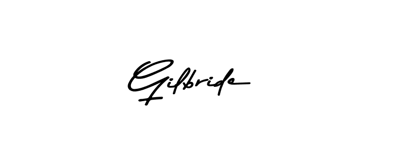 How to make Gilbride name signature. Use Asem Kandis PERSONAL USE style for creating short signs online. This is the latest handwritten sign. Gilbride signature style 9 images and pictures png