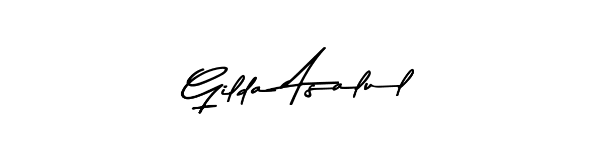 You can use this online signature creator to create a handwritten signature for the name Gilda Asalul. This is the best online autograph maker. Gilda Asalul signature style 9 images and pictures png