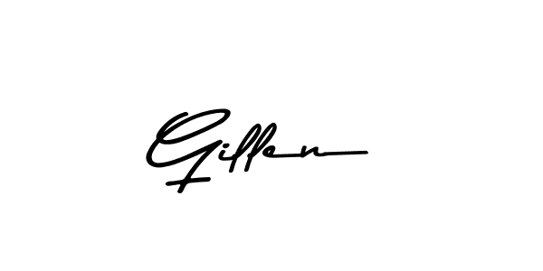 This is the best signature style for the Gillen name. Also you like these signature font (Asem Kandis PERSONAL USE). Mix name signature. Gillen signature style 9 images and pictures png