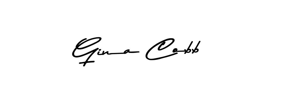 Also You can easily find your signature by using the search form. We will create Gina Cobb name handwritten signature images for you free of cost using Asem Kandis PERSONAL USE sign style. Gina Cobb signature style 9 images and pictures png