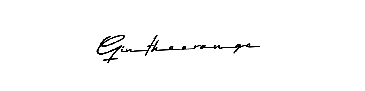 Create a beautiful signature design for name Gintheorange. With this signature (Asem Kandis PERSONAL USE) fonts, you can make a handwritten signature for free. Gintheorange signature style 9 images and pictures png