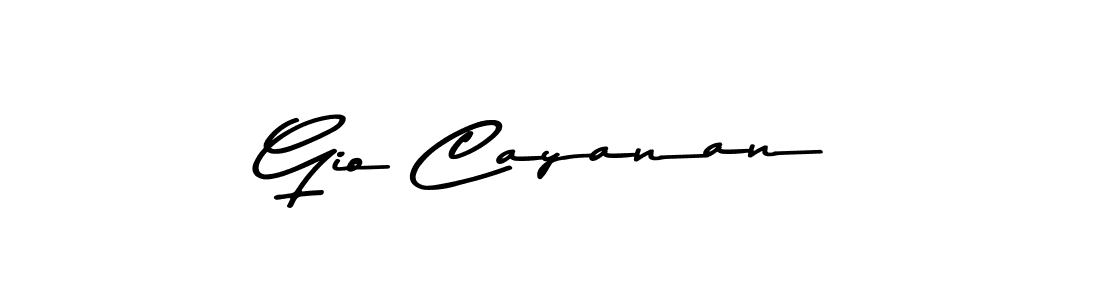 Also You can easily find your signature by using the search form. We will create Gio Cayanan name handwritten signature images for you free of cost using Asem Kandis PERSONAL USE sign style. Gio Cayanan signature style 9 images and pictures png
