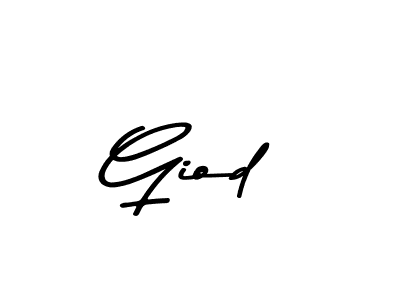 Use a signature maker to create a handwritten signature online. With this signature software, you can design (Asem Kandis PERSONAL USE) your own signature for name Giod. Giod signature style 9 images and pictures png