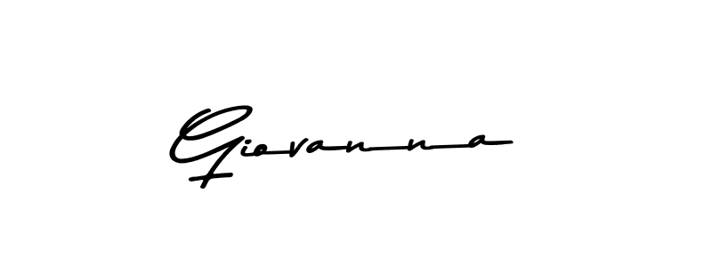 Design your own signature with our free online signature maker. With this signature software, you can create a handwritten (Asem Kandis PERSONAL USE) signature for name Giovanna. Giovanna signature style 9 images and pictures png